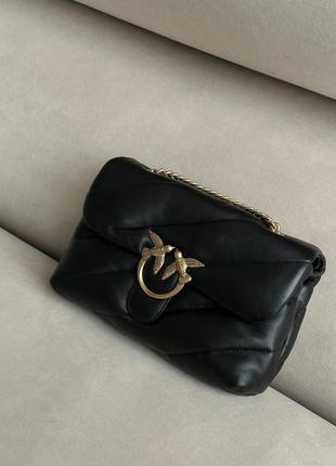 Сумка брендовая pinko puff medium кожа оригинал на подарок