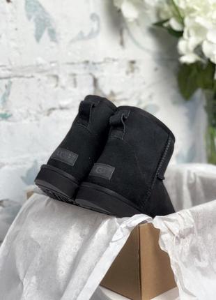 Уги ugg mini black угги 2