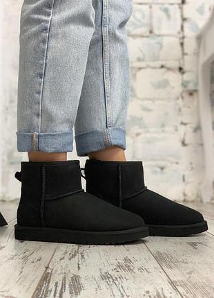 Уги ugg mini black угги 7