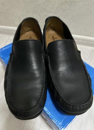 Мокасини шкіряні clarks 43, 27 см.