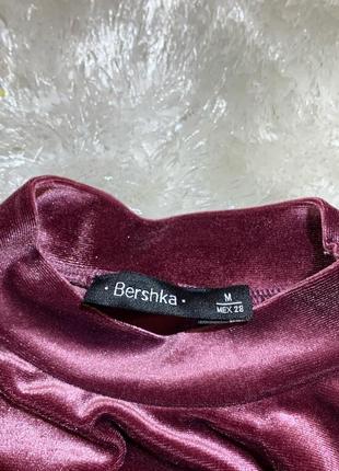 Велюрова сукня від bershka3 фото