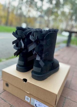 Ugg bailey bow black 🆕 шикарные женские угги 🆕 купить наложенный платёж10 фото