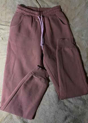 Джогеры розовые