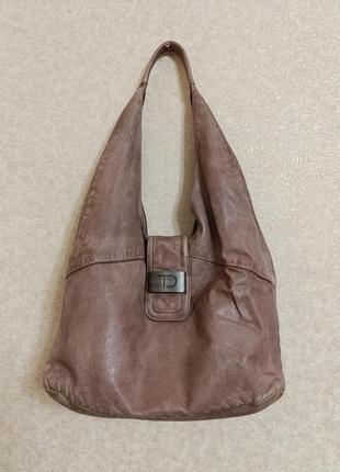 Сумка кожа коричневый