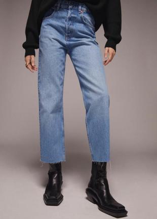 Джинси zara straight fit прямі 34 xs