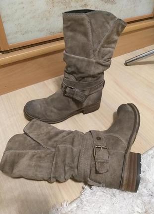Чоботи замшеві clarks утеплені р. 38