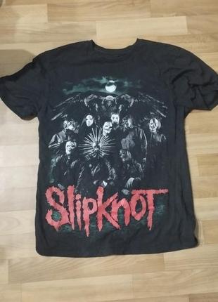 Метал рок футболка слипнот