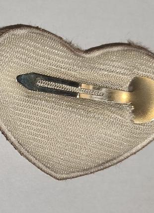 Заколка сердечко