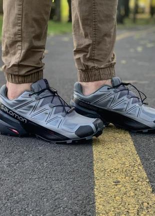 Salomon shoes best sale grey