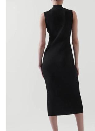 Платье- чулок трикотажное миди cos оригинал бренд  трикотаж рубчик размер m,l4 фото