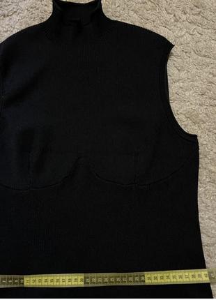 Платье- чулок трикотажное миди cos оригинал бренд  трикотаж рубчик размер m,l9 фото