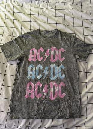 Футболка фирменная ac ds, рок группы, оригинал