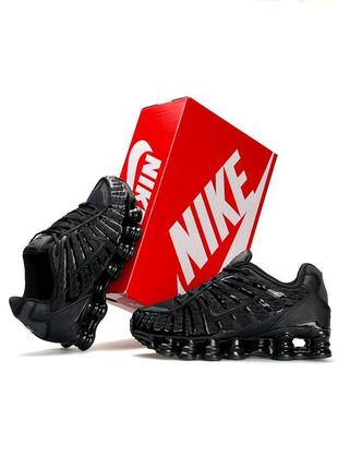 Мужские кроссовки nike shox tl black