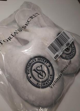 Новые тапки victoria's secret closed-toe faux fur ljgo slippers