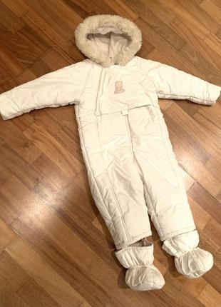 Зимовий теплий комбінезон chicco 80