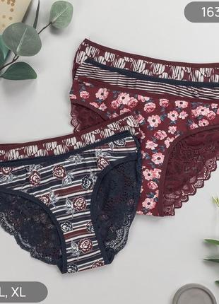 Трусы женские кружевные турция nicoletta м, l, xl