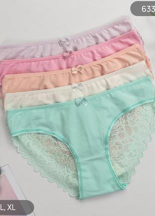 Трусы женские кружевные турция nicoletta м, l, xl