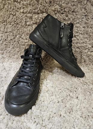 Женские кеды clarks ecley zip hi натуральная кожа,размер 40