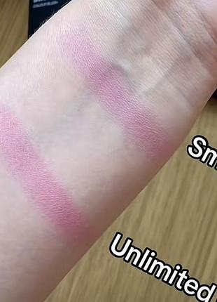 Стойкие пудровые румяна kiko milano unlimited blush 09 sophisticated pink
