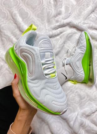 Nike air max 720 white & green🆕 шикарні кросівки найк 🆕 купити накладений платіж2 фото