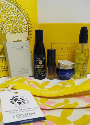 L'occitane подарочный набор уход за лицом драгоценный бессмертник