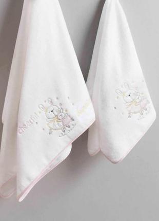 Дитячи рушники tivolyo home miss/mr bunny 50*90;70*130