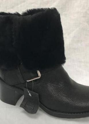 Р.36, 37,  41  clarks кожаные зимние сапоги   оригинал3 фото