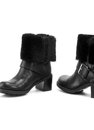 Р.36, 37,  41  clarks кожаные зимние сапоги   оригинал6 фото