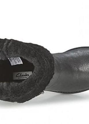 Р.36, 37,  41  clarks кожаные зимние сапоги   оригинал5 фото