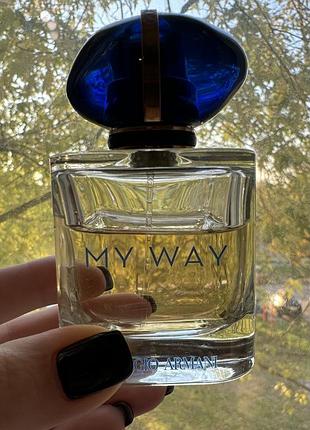 Тестер. парфумована вода для жінок giorgio armani my way 50 мл