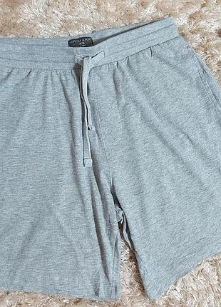 Трикотажн чоловічі шорти для дому та сну з кишенями