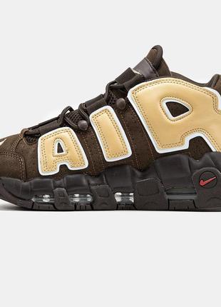 Мужские кроссовки nike air more uptempo brown