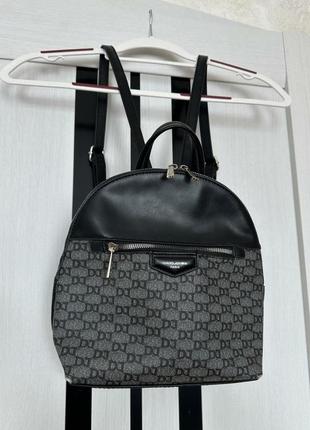 Стильный женский кожаный рюкзак david jones