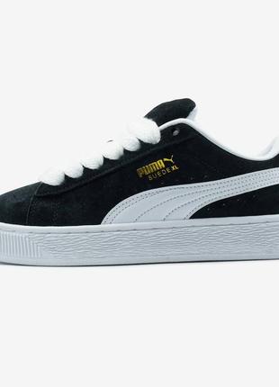 Чоловічі кеди puma suede xl black whit