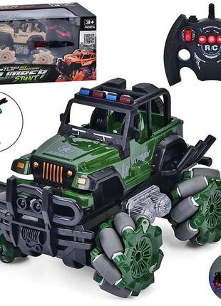 Джип военный на радиоуправлении на аккумуляторе