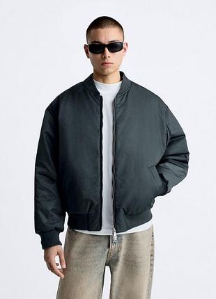 Стьобана куртка бомпер zara