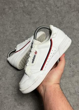 Шкіряні кросівки adidas continental 80 f99787 оригінал