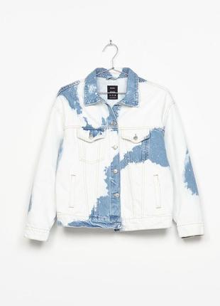 Джинсова куртка джинсовка bershka zara