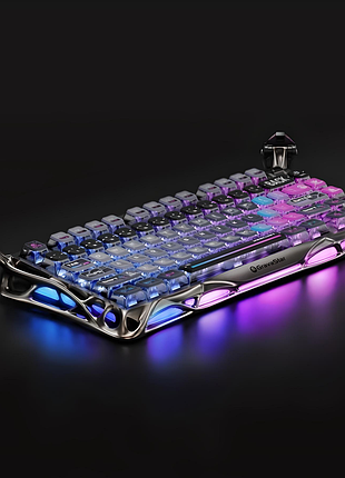 Клавиатура gravastar mercury k1 pro special edition с комбинированным подключением – cyberpunk