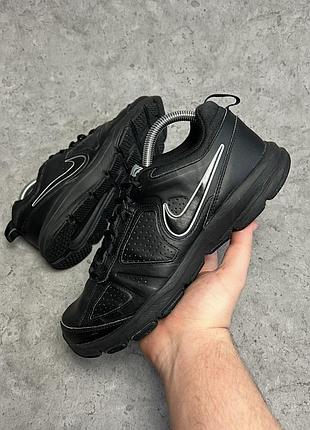 Кожаные кроссовки nike t-line xi 616544-007