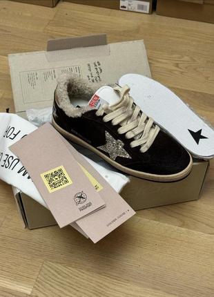 Кеды golden goose ballstar зимние
