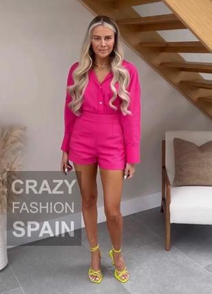 Котонові шорти нова колекція zara