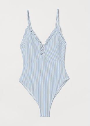 Цельный купальник h&m high leg Haut - m