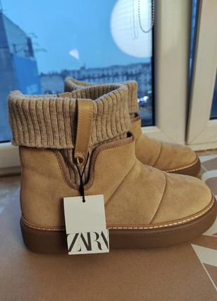 Черевики з еластичними халявами zara, 38