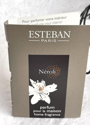 Пробник. парфюмированный аромат для дома esteban neroli home fragrance