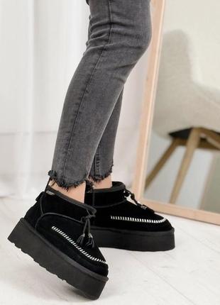 Женские замшевые кожаные угги