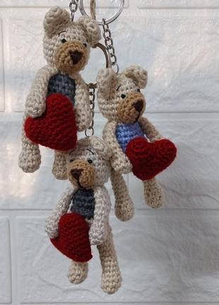 Брелок "ведмежа з сердечком"