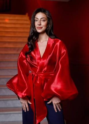 3 кольори! жіноча блуза кімоно з органзи, вечірня, під пояс, з поясом, базова, на запах, з широкими рукавами, класична, святкова