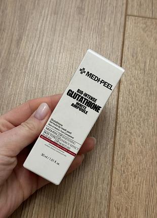 Medi-peel ампульна освітлювальна сиворотка bio-intense gluthione white ampoule, 30мл