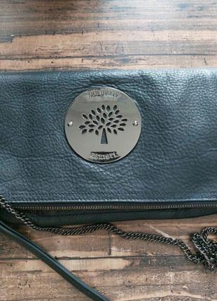 Шкіряний клатч mulberry
